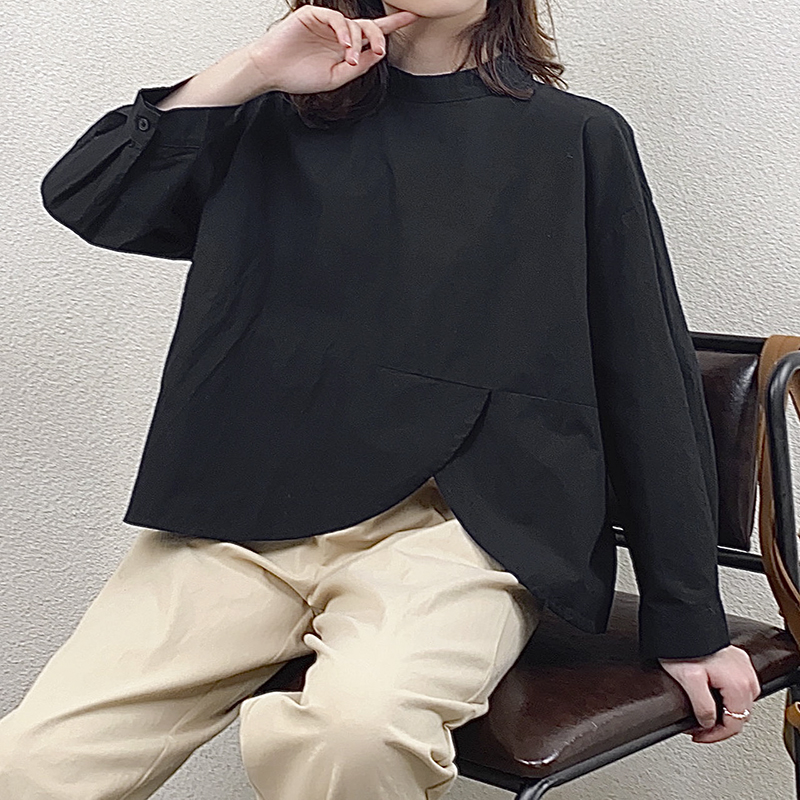 Loose-fitting design Minimalist Stylish Casual Solid color Striped Checked oversized custom 17731 Loose Shirt