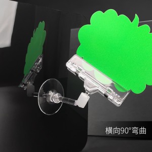 PP-716 upínací cenová značka na klip štítek držitel pásového pultu držák sponky Supermarket store clip