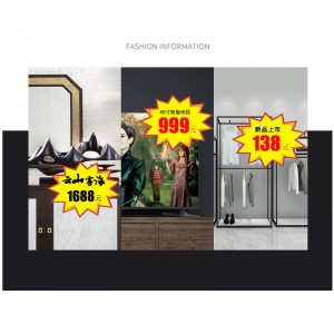 TMJ PP-718 Supermarket Poster for Retail Store velkoobchodní rukopis Papír PRICE TAG custom Label Sticker Card Burst Sign pop