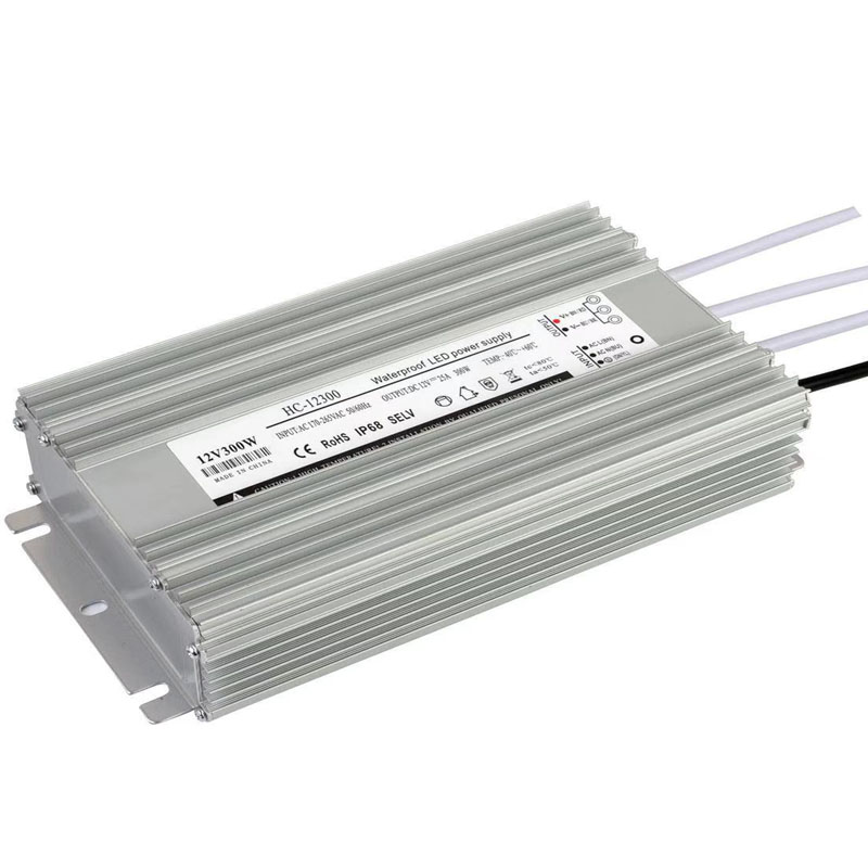 Energie LED hliníku konstantní napětí vodotěsné 12v300w napájení