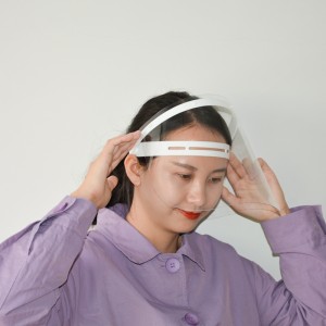 EN166 Vánoce Zimní bezpečnostní ochrana proti prosakování mlhy na obličej Transparentní čelní štít Dental