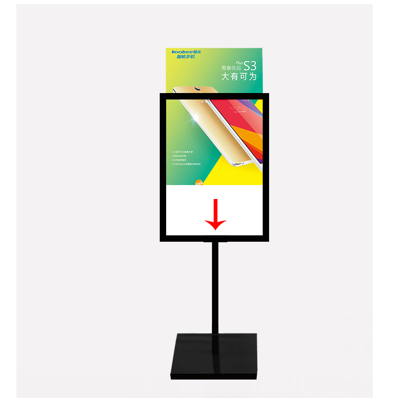 TMJ PP-554 Hot sale Floor Stand A4 Adjustable Paper Holder A3 Poster Display