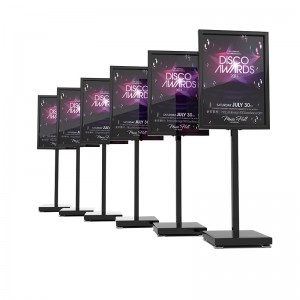 TMJ PP-554 Hot sale Floor Stand A4 Adjustable Paper Holder A3 Poster Display