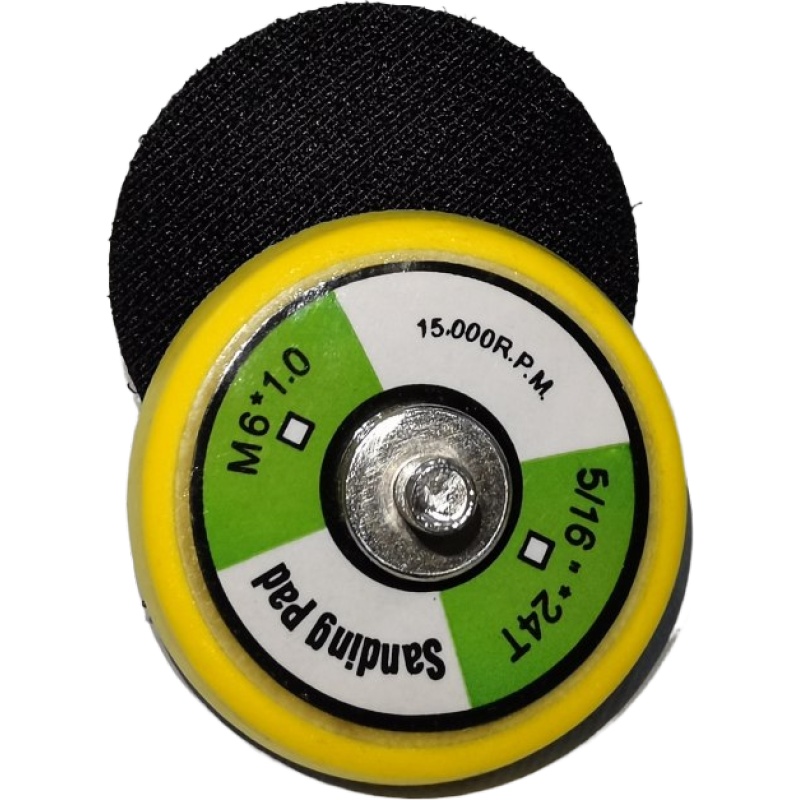 Polyuretan PU Abrazive Sanding Pad Perfektně vyvážená zadní rampa s hákovou smyčkou pro pískovač Orbitální