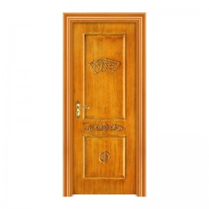 2021 Čína jednoduché dřevěné dveře wpc vnější dveře lakované dveře pro komerční levné