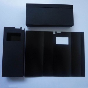 Černý izolační list Bopu pro PC, vysokoteplotní izolační těsnění, nehořlavý snadno skládací mylarový plech