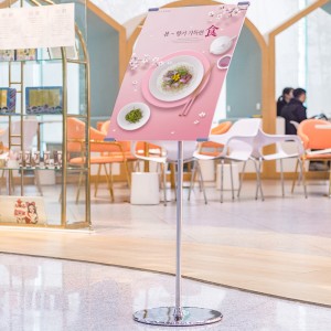 TMJ PP-557 Levný venkovní plakátový reklamní reklamní stojan s rolovacím bannerem