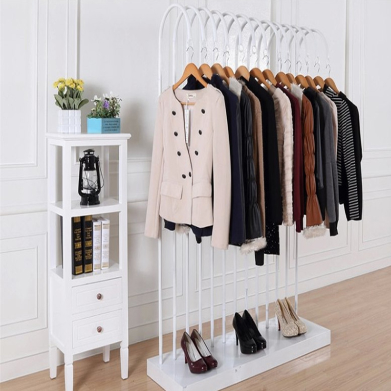 TMJ PP-567 Gold Retail Store Fixture Garment Shop Zařízení Display Rack
