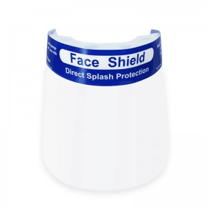 2021 Velké čočky Transparentní antimlhový ochranný kryt proti bublinkové tváři s elastickou čelenkou