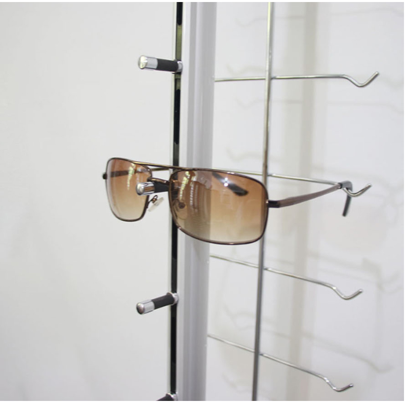 TMJ PP-573 Optická stěna z optického dílny stojící stojan s otočnými brýlemi