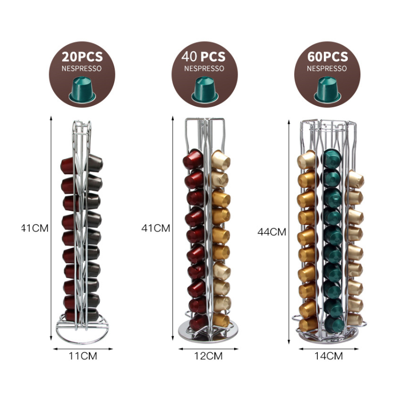 TMJ PP-583 Velkoobchodní nabídka Nespresso Coffee Capsule Holder Display Rack