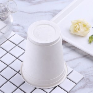 Vlastní logo BPA zdarma ekologicky šetrné kávové šálky kompostovatelné jednorázové šálky kukuřičného škrobu biologicky rozložitelné šálky