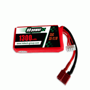 HD POWER 1300mAh 35C 3S 11.1V lipo baterie