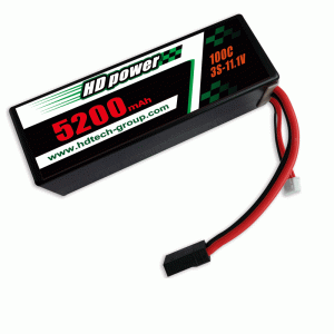RC autobaterie HD 5200mAh 100C 3S 11,1V v pevném pouzdře
