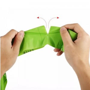 Biologicky rozložitelné pytle na psí výkaly kompostovatelný kukuřičný škrob Biorozložitelné sáčky