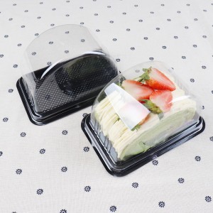 Eco Friendly Biodegradable Compositable Cake Packing Box environmentálně čistý blistr box pro dorty