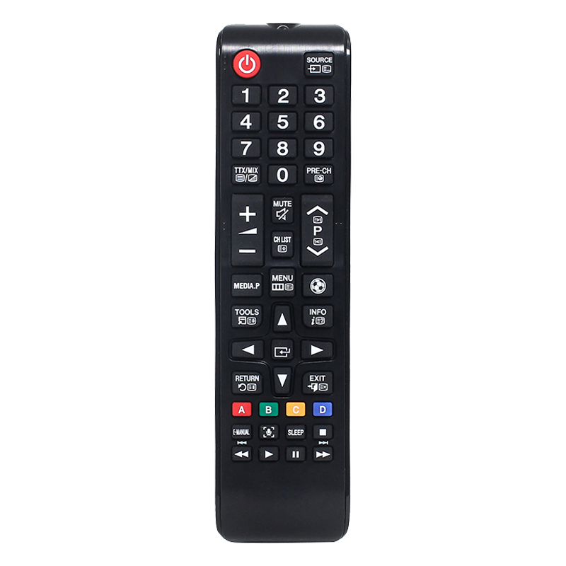 Populární a velmi prodávané dálkové ovládání DVD přehrávače se 44 klávesami, IR \/ 2,4 GHz, dálkové ovládání Samsung TV pro dálkový ovladač LCD TV