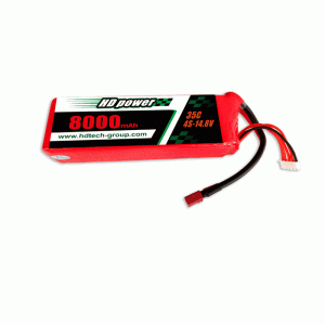 HD POWER 8000mAh 4S 35C 14,8V pro UAV