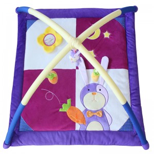 Čtvercová hrací podložka - králík