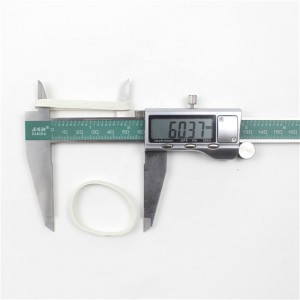 Nastavitelný průměr 38 mm bílá rozšířená gumička s vysokou pružností a odolností proti stárnutí pro přímý prodej kancelářské kultury a vzdělávání