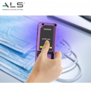 Inteligentní UVC handheld desinfektor s Flashlight