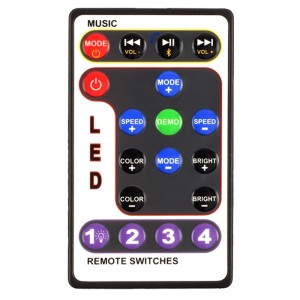 Hot prodej levnější bezdrátové multifunkční bluetooth RF dálkové ovládání LED světlo dálkové ovládání