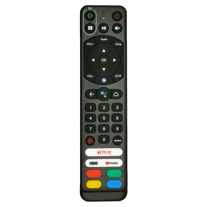 Tovární zásuvka Univerzální dálkový ovladač TV Bezdrátové ovládání Bluetooth s hlasovou funkcí pro všechny značky TV \/ set-top box \/ Android TV \/ STB