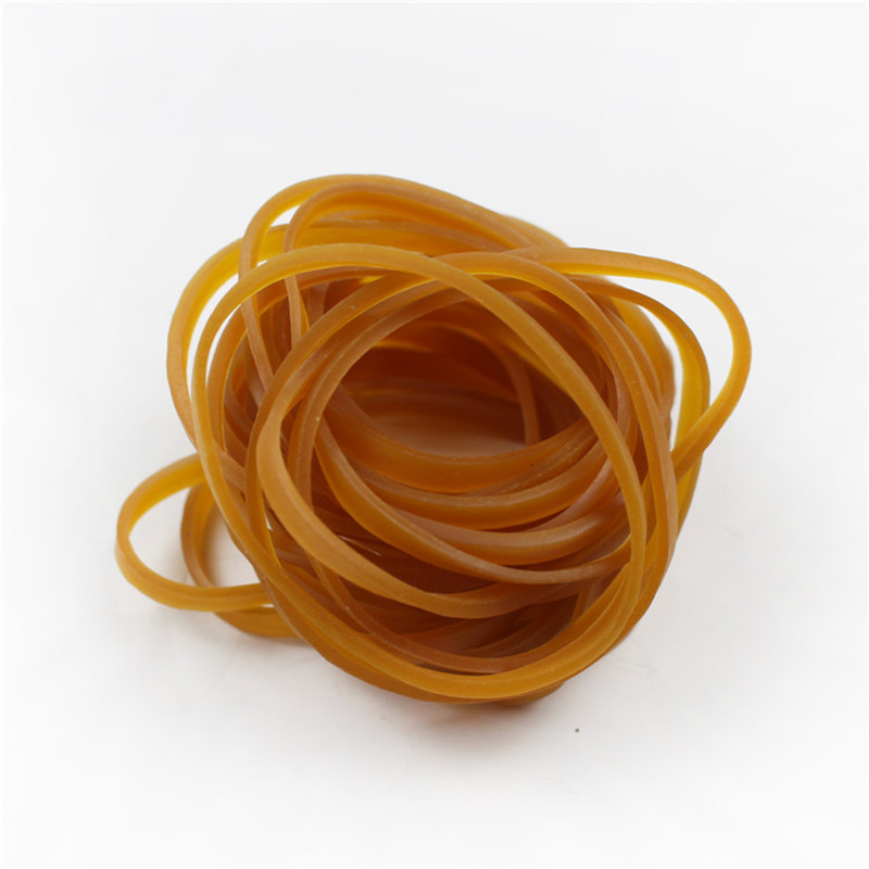 Výrobci na zakázku rozšířili gumičky žluté transparentní vysoce elastické houževnatosti průmyslové zemědělské gumičky