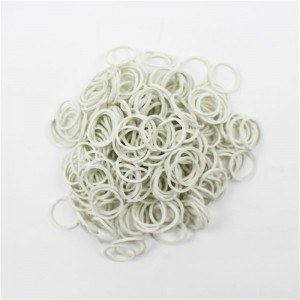 Factoty přímý prodej mini bílé gumičky s vysokou pružností pevnost houževnatost gumový kroužek pro svazek datové linky