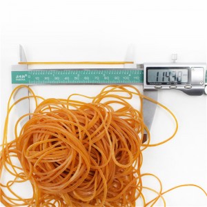 Výrobci na zakázku s vysokou pružností proti stárnutí gumové pásky průmyslové svazování gumový kroužek