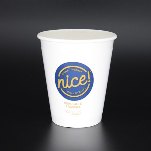 12 \\/ 16oz dvojitý rukáv izolovat ekologické poháry papírové horké a studené poháry