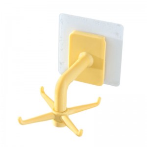 JASON Kuchyňský otočný hákový otvor - multifunkční koupelnový hák bez stopy, bez stop