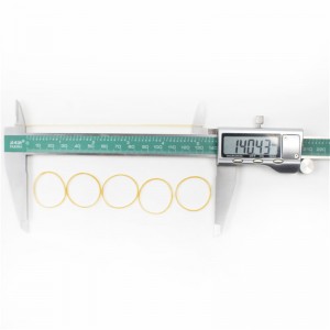 Jednobarevná žlutá vysoce elastická kancelářská kulturní a vzdělávací praktická gumička přizpůsobená továrně