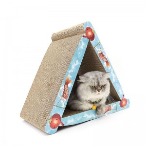 Rybí vlajka trojúhelník kočka dráp deska