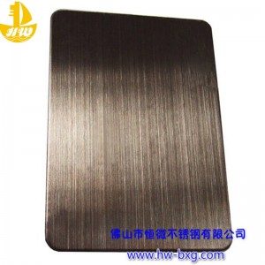 Barva znerezavějící oceli drát deska č. 1