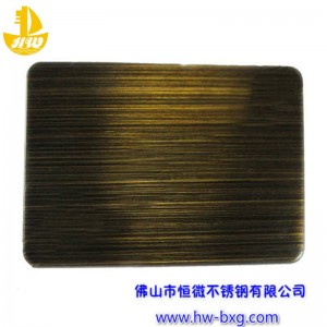 Barva znerezové oceli Drátěná deska č. 6