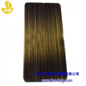 Barva znerezové oceli Drátěná deska č. 9