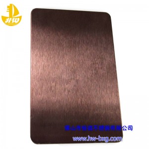 Barevnánerezová ocel matná deska č. 1