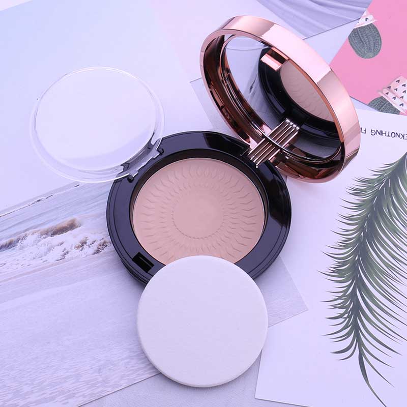Vlastní kosmetický make-up kompaktní prášek