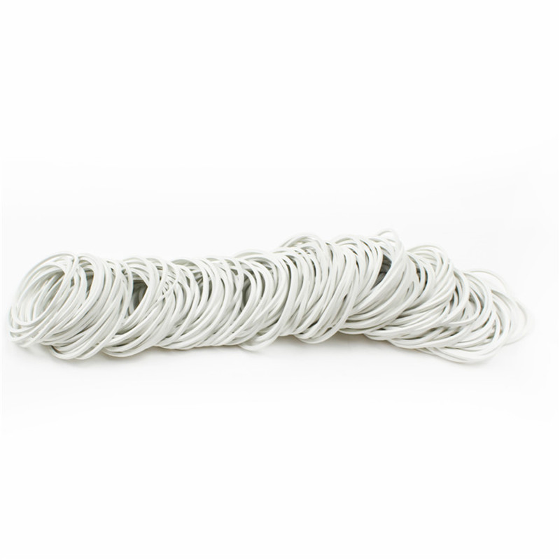 Výrobci Stock Bílé přírodní gumové gumové pásky s vysokou pružností a houževnatostí pro domácí gumičky