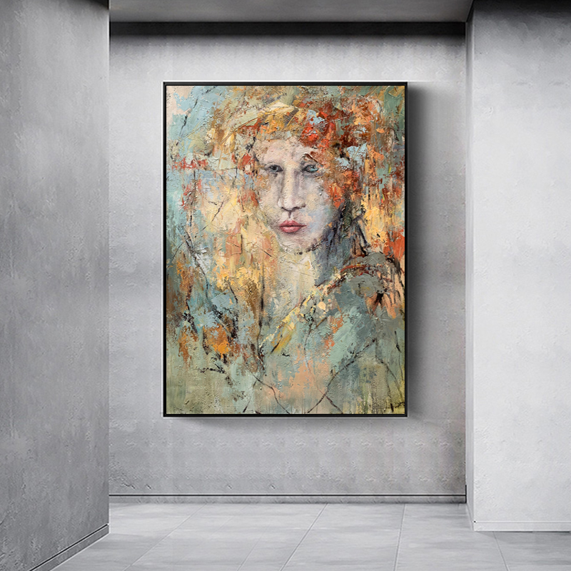 3D artwork framefotografie domácí abstraktní umění kreslení výzdoba ruční malba stěna umění postava olejové plátno