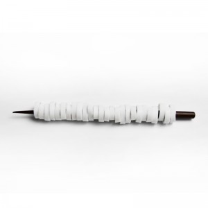 Továrna přizpůsobená velkoobchod bílá vysoká elasticita anti-stárnutí datový kabel páskovací kroužek