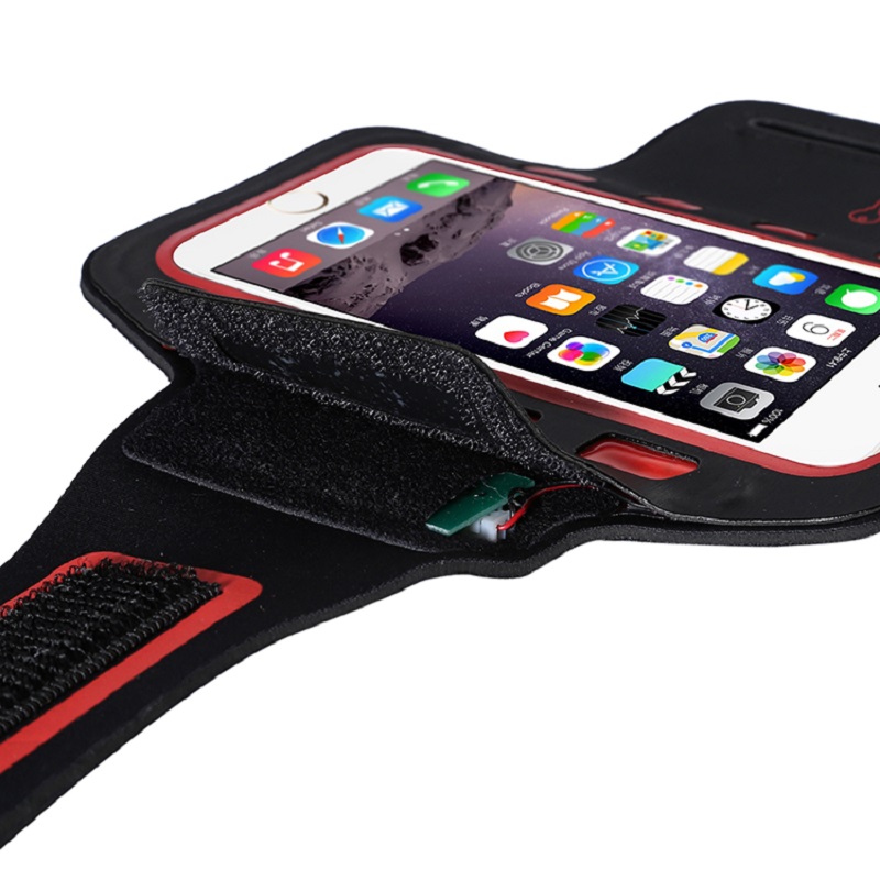Upravit sportovní běh LED Armband Telefon Taška