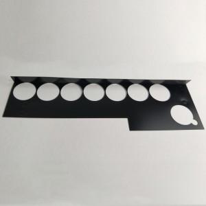 203 * 109 * 0.25mm černý pc izolační plech, odolný vůči teplotám a snadno ohýbací izolační list