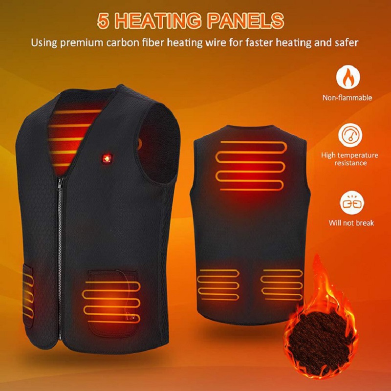 Vodotěsný vyhřívaný fleece vesta pánské svalové vesty oblečení vyhřívané tělowarmer pracovní elektrické vyhřívané bundy váha vesta