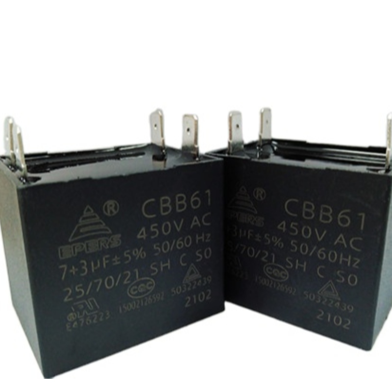 7+3uf 450V 25/70/21 CQC 50/60Hz SH S0 C cbb61 kondenzátor pro super ventilátor