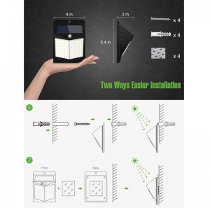 Solární nástěnné lampy