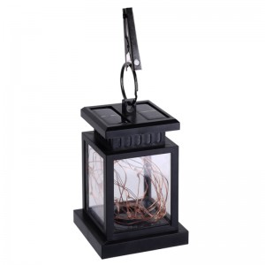 Lucerna Solar Power Twinkle LED svíčka Solární venkovní osvětlení Zahrada měď žlutá světla lodě Deštník strom visí