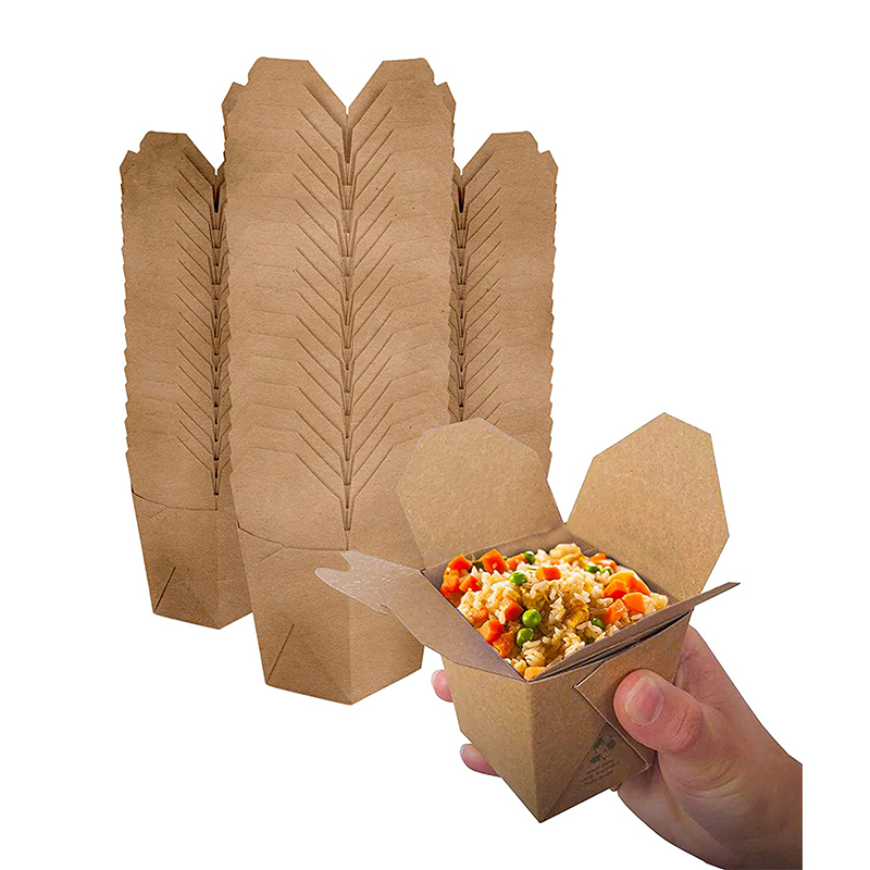 Jednorázové potraviny balení boxy