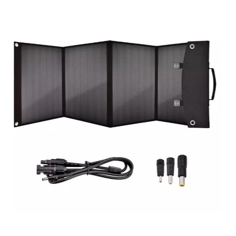 Přenosný skládací solárnínabíječka 60W 18V pro kempování mobilní telefonnabíjení
